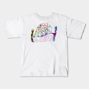 Lymphatic capillaries in the tissue spaces Kids T-Shirt